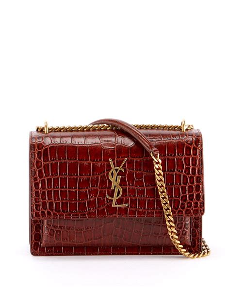 red croc ysl bag|saint laurent ysl crossbody bag.